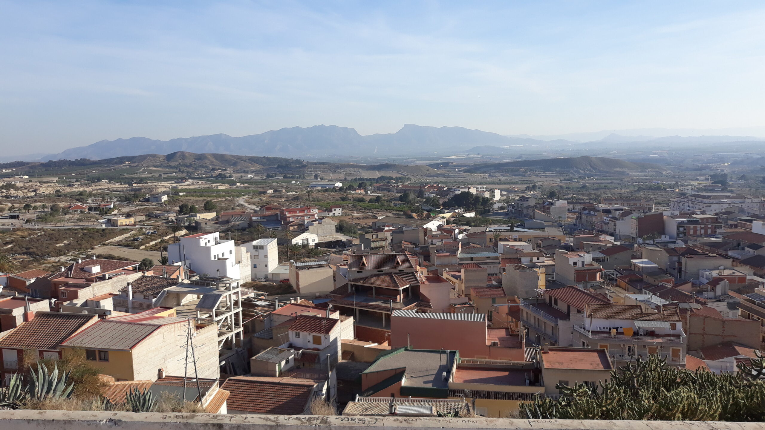 Abanilla, desde el Mirador del Corazón de Jesús. Foto: Wikimedia Commons.